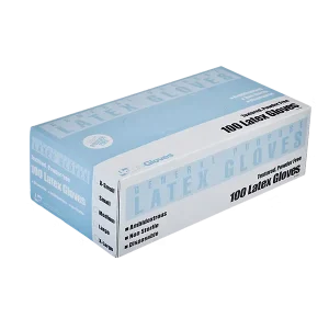 General Purpose Latex Gloves - Natural Color, Powder-Free