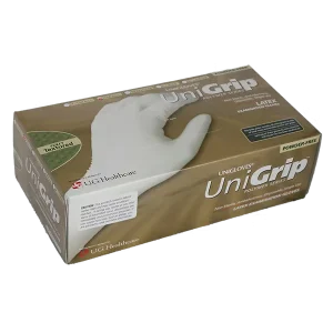 Unigrip Latex Gloves - Cost-Effective, Fully Textured, Powder-Free