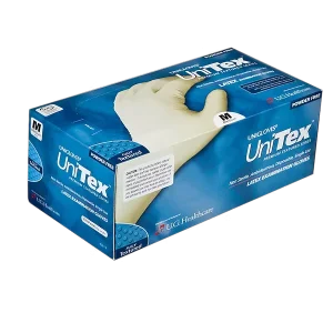 Unitex Latex Gloves - Premium Textured, Medical Grade, Powder-Free